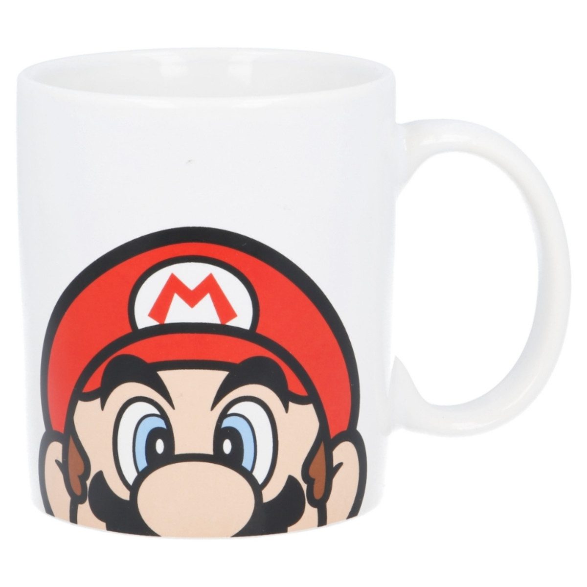 Super Mario Tasse Kaffeetasse 325 ml mit Geschenkverpackung 11 oz, Keramik