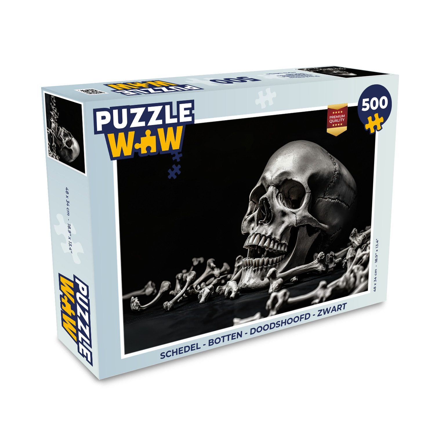 MuchoWow Puzzle Totenkopf - Knochen - günstig online kaufen