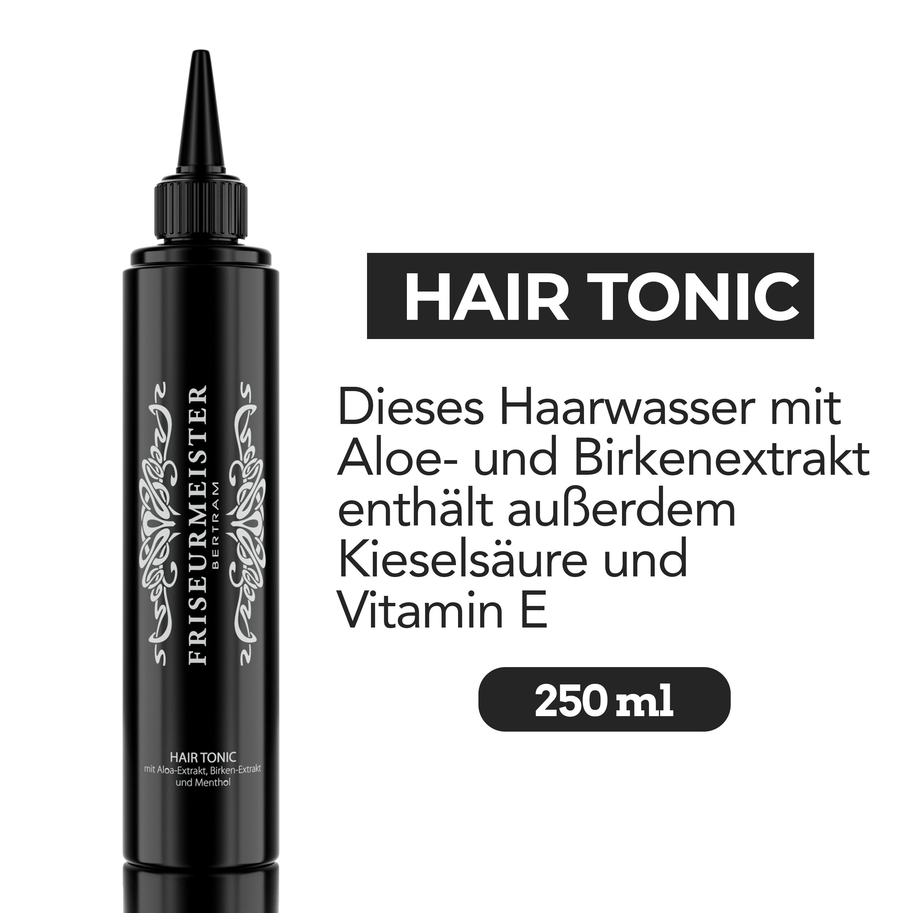 wasser 250ml Tonic Aloe Vera, Massage Extrakt Friseurmeister Haar mit Haar Haarwasser Birken