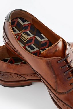 Next Oxford-Brogues aus Leder mit Flügelkappe Budapester (1-tlg)