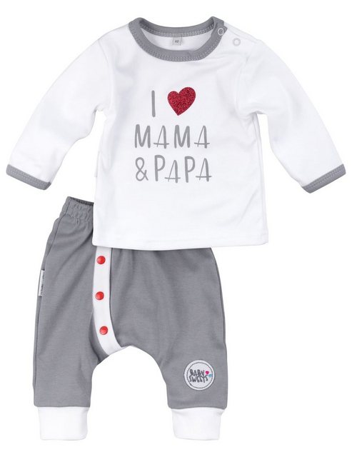 Baby Sweets Shirt Hose Set I love Mama Papa (Set, 1 tlg., 2 Teile)  - Onlineshop Otto