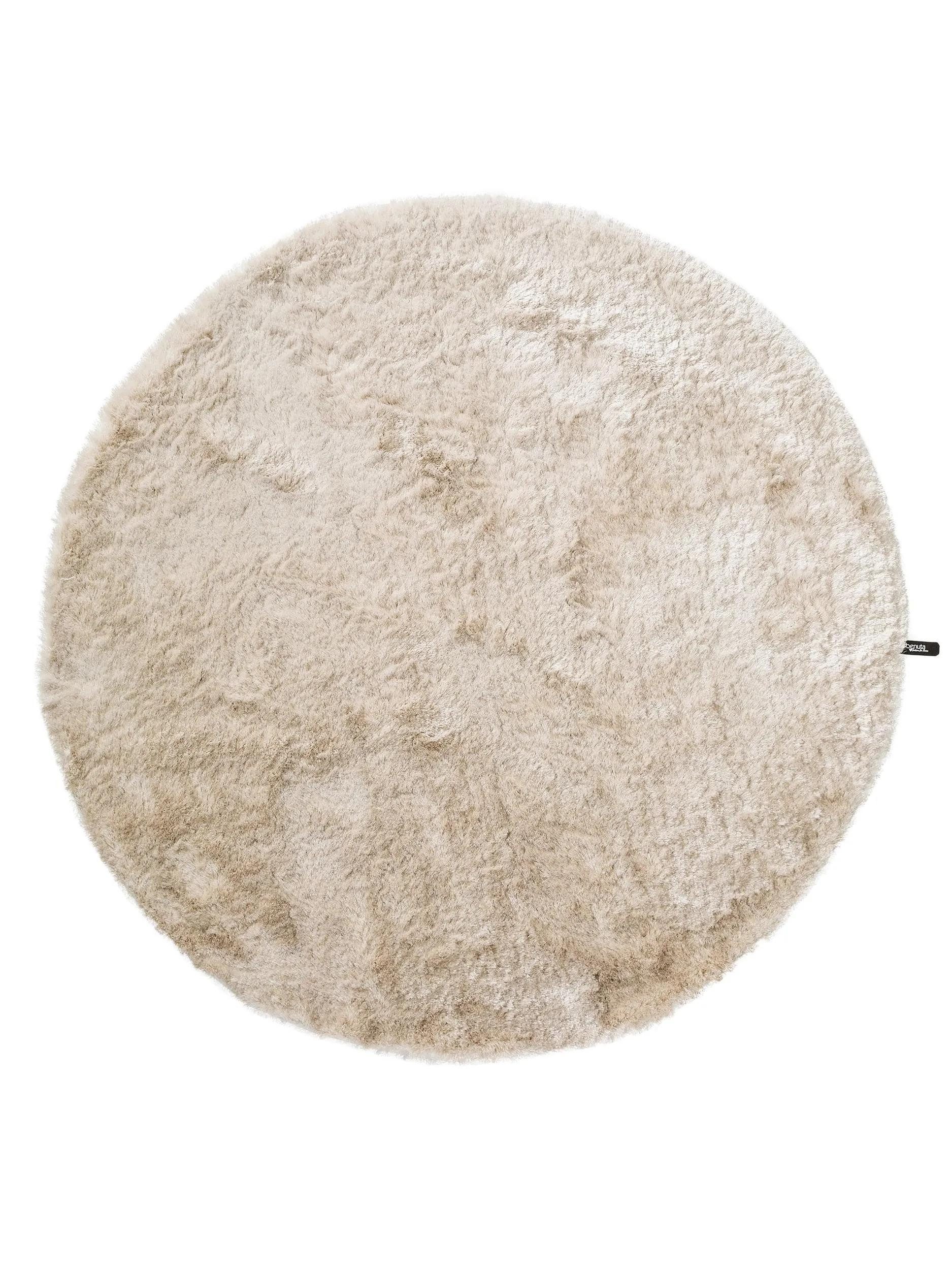 benuta Teppich Whisper, rund, Höhe: 31 mm, Hochflorteppich Wohnzimmer, Schlafzimmer, Esszimmer, Flur, Weich