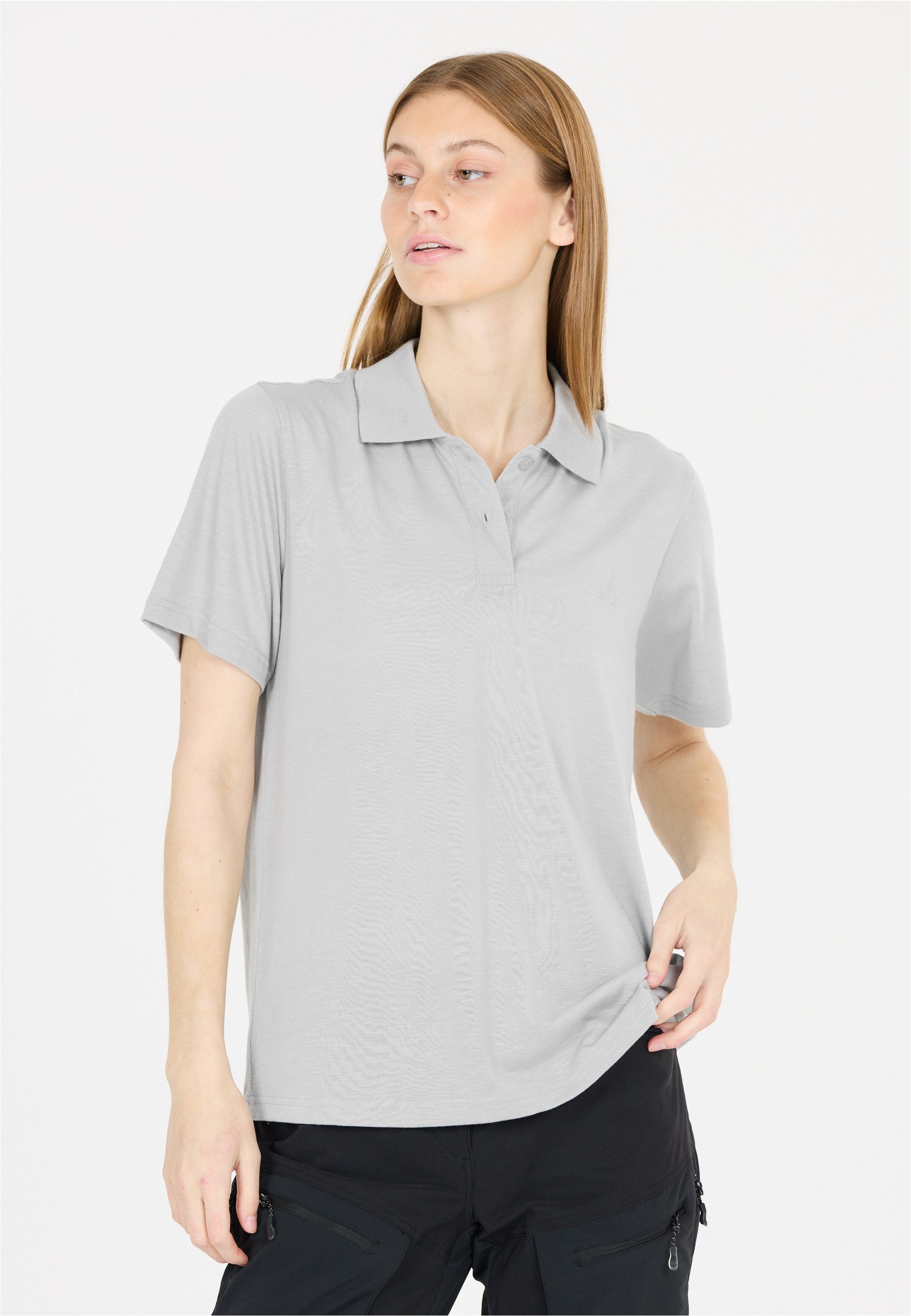 WHISTLER Langarm-Poloshirt Vale aus leichtem Material
