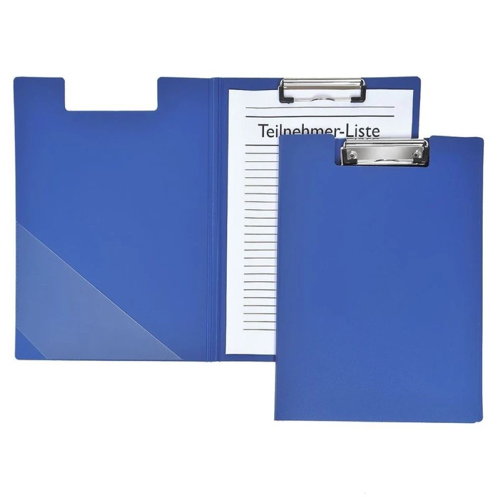 Standard Papierkorb Foldersys Neutral Klemmbrett-Mappe FOLDERSYS blau