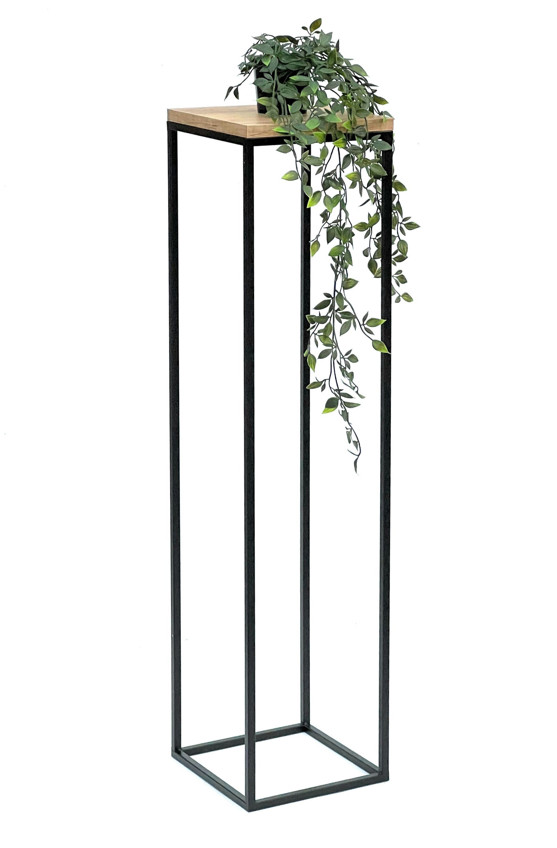 DanDiBo Blumenhocker Blumenhocker Metall Holz Schwarz günstig online kaufen