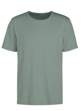 John Devin T-Shirt (Packung, 2) Regular Fit, Kurzarm, Freizeitshirt mit Rundhals aus reiner Baumwolle