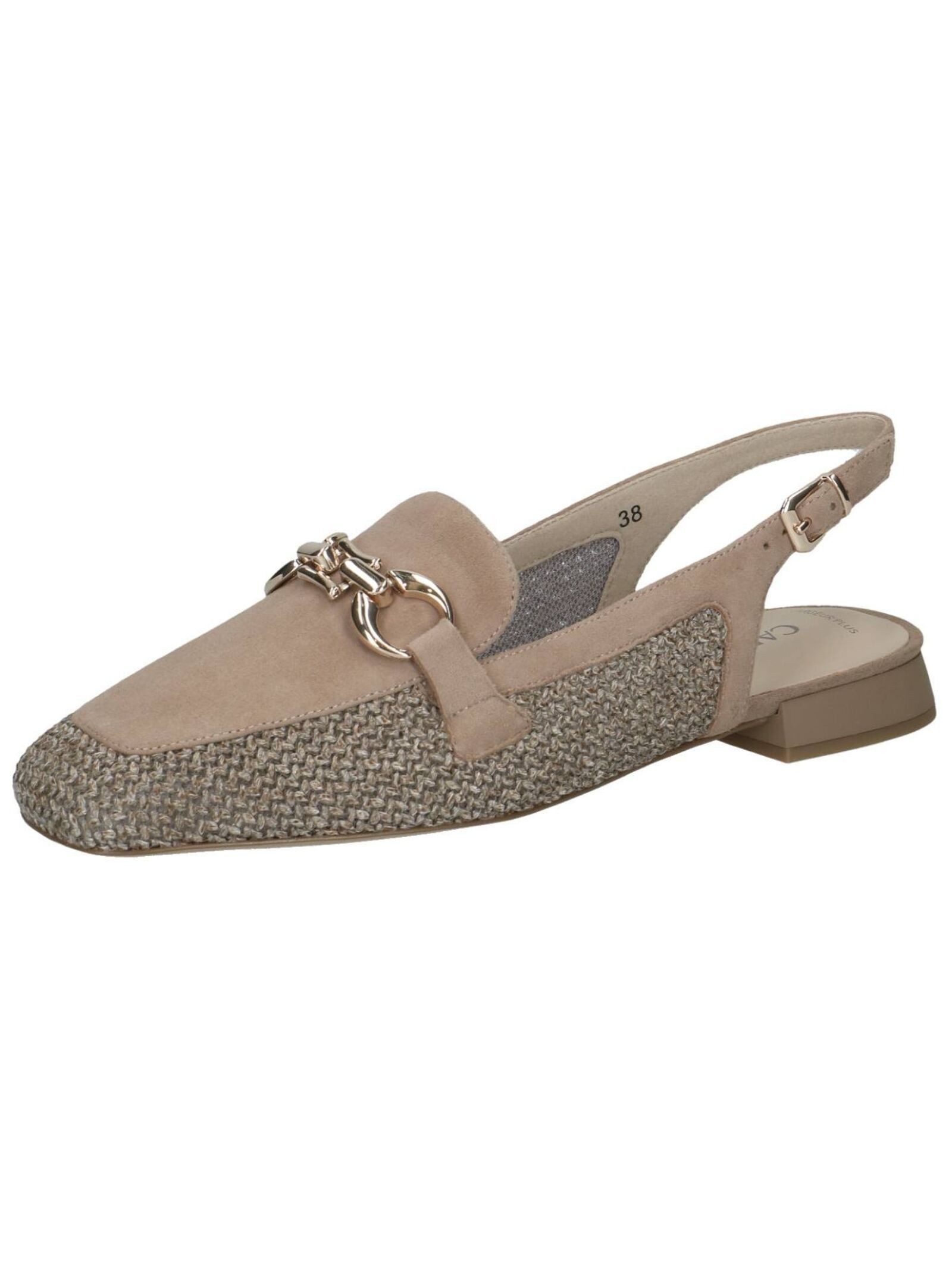 Caprice Pumps Leder/Textil . Slingpumps