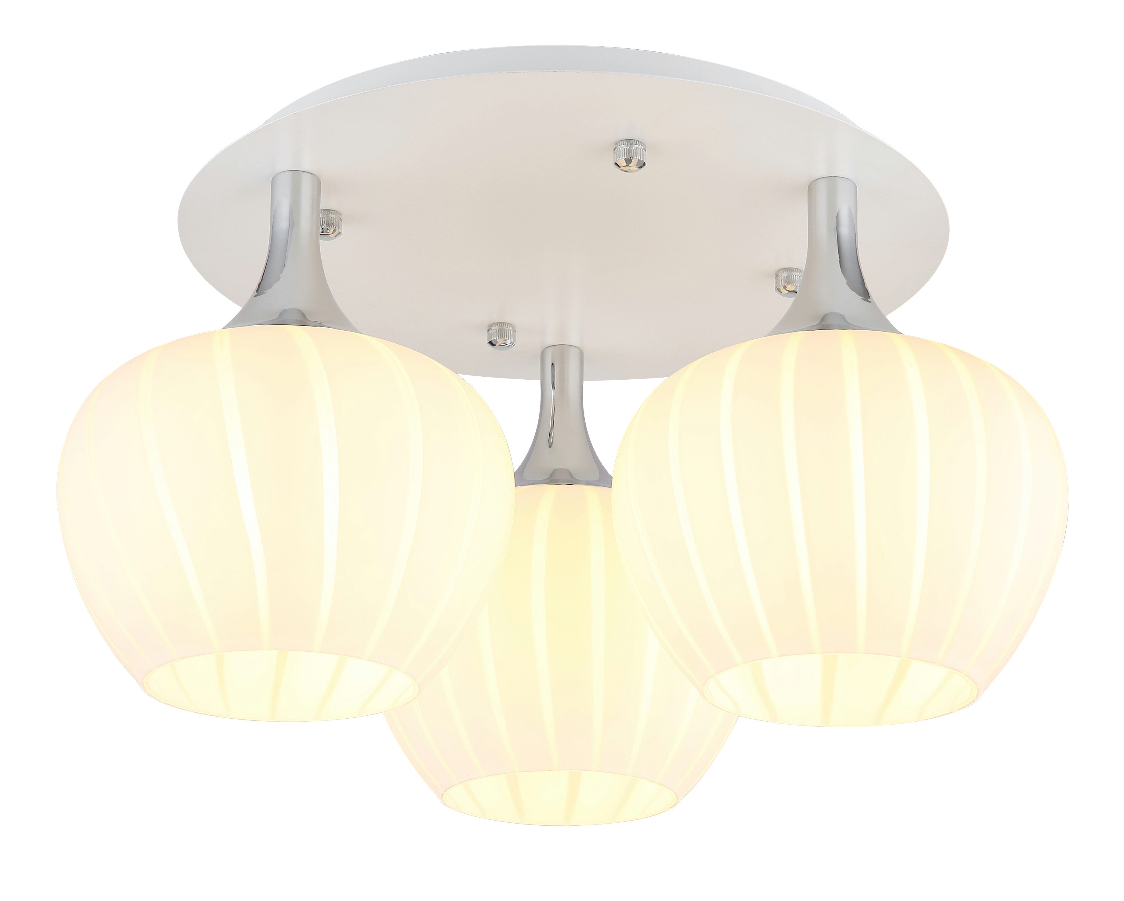 GLOBO LIGHTING Deckenleuchte MAXY, ohne Leuchtmittel, Deckenlampe/Glas klar/Acrylkristalle/Wohnzimmer/Esszimmer/elegant