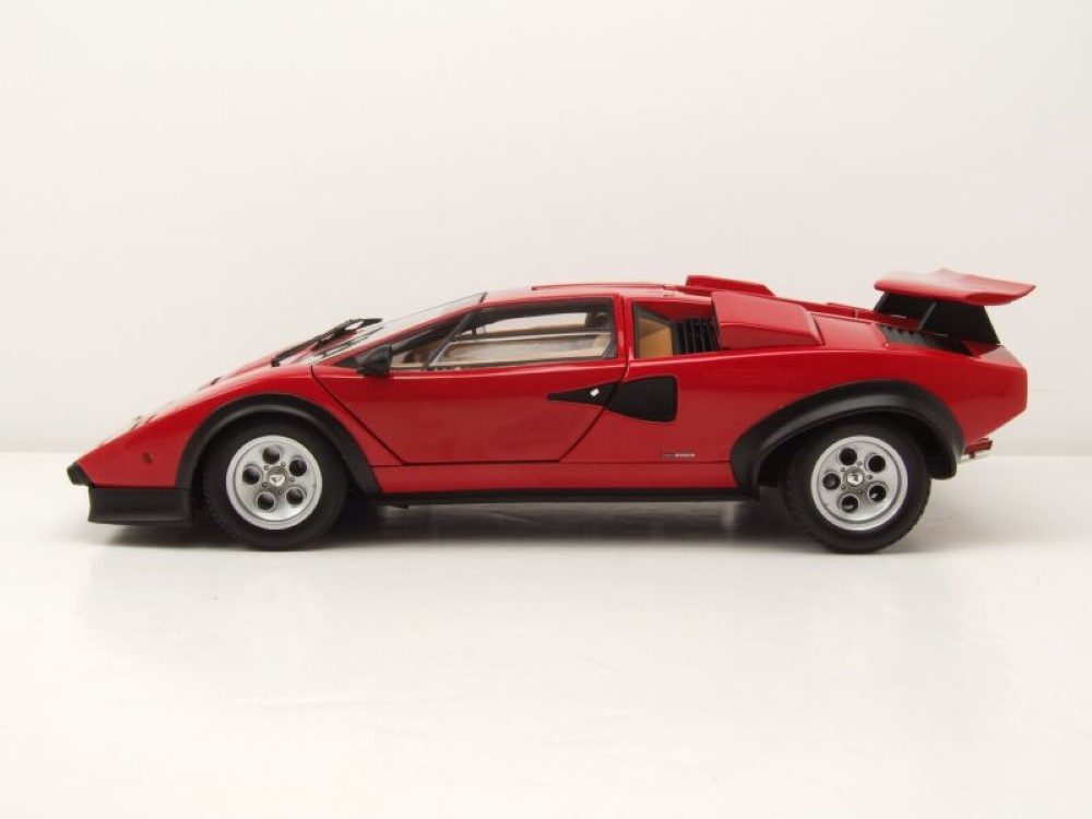 Kyosho Modellauto Lamborghini Countach rot Walter Wolf, Maßstab 1:18