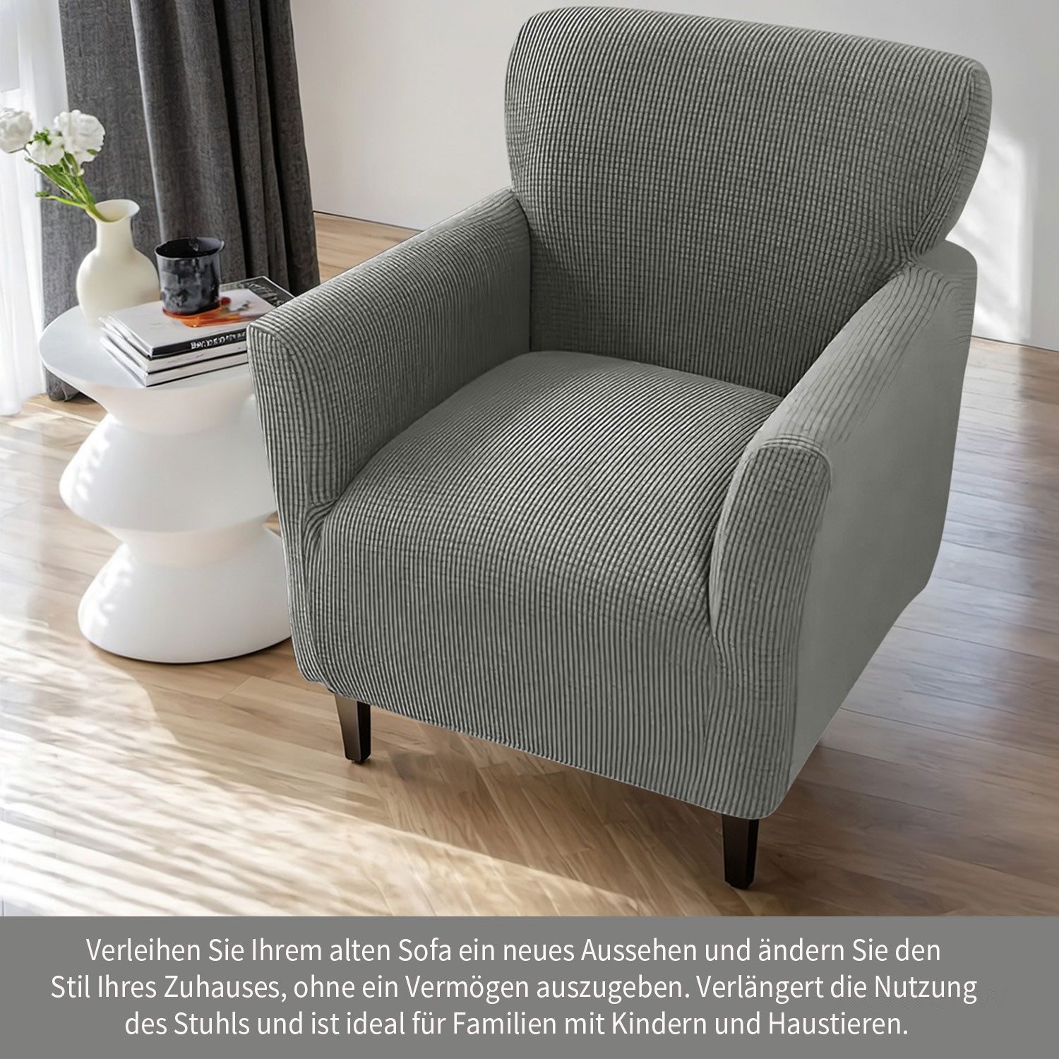 Refttenw Sesselhusse High Stretch Sofabezug,All-Inclusive-Sofaüberzug,Abnehmbarer, wasserabweisend