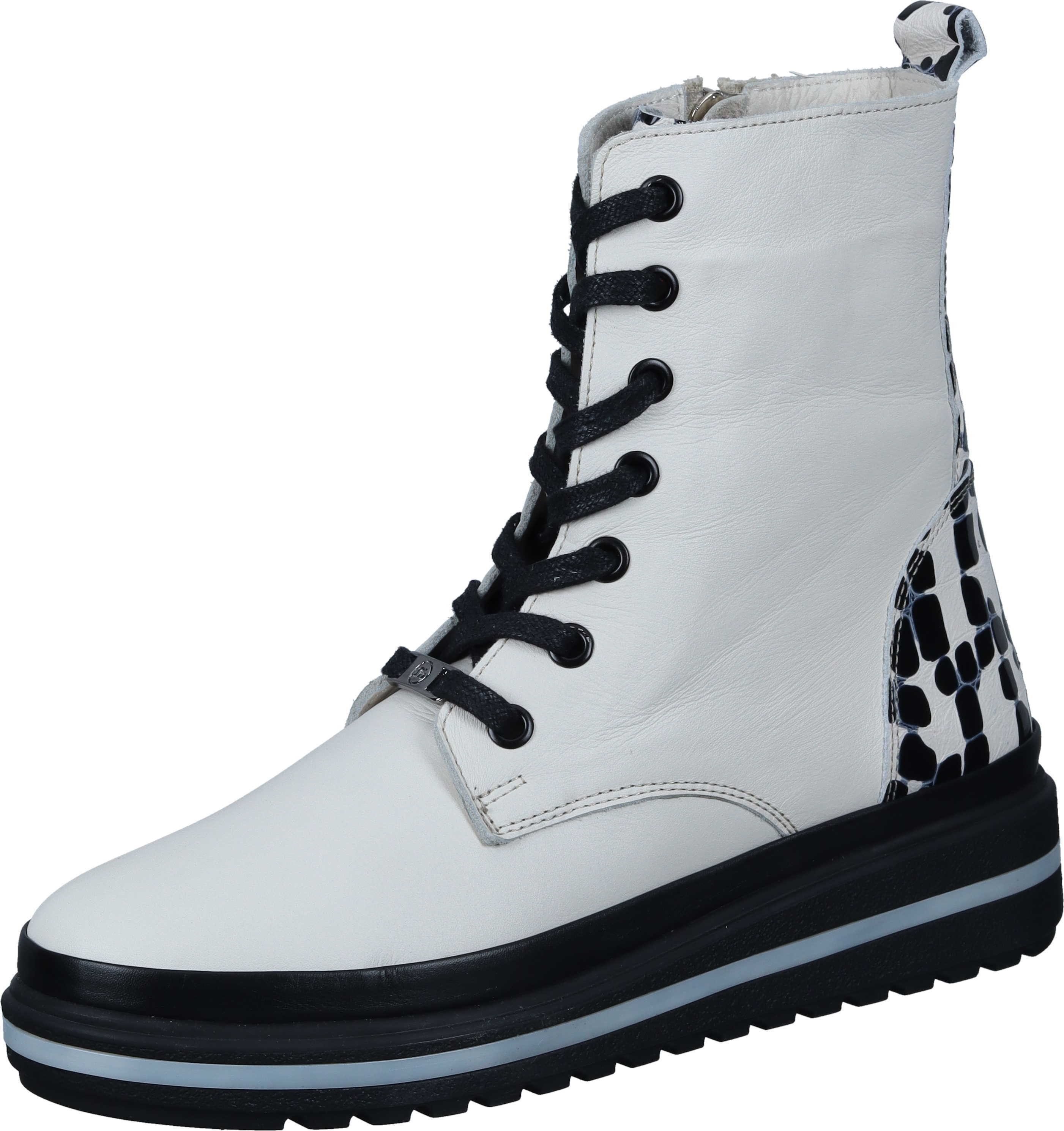 Manitu Stiefeletten Schnürstiefelette aus echtem Leder