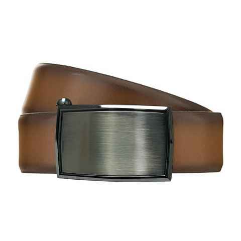 LLOYD Men’s Belts Ledergürtel LLOYD-Automatic-Gürtel 35mm, Kantenfinish, kürzbar, bombiert