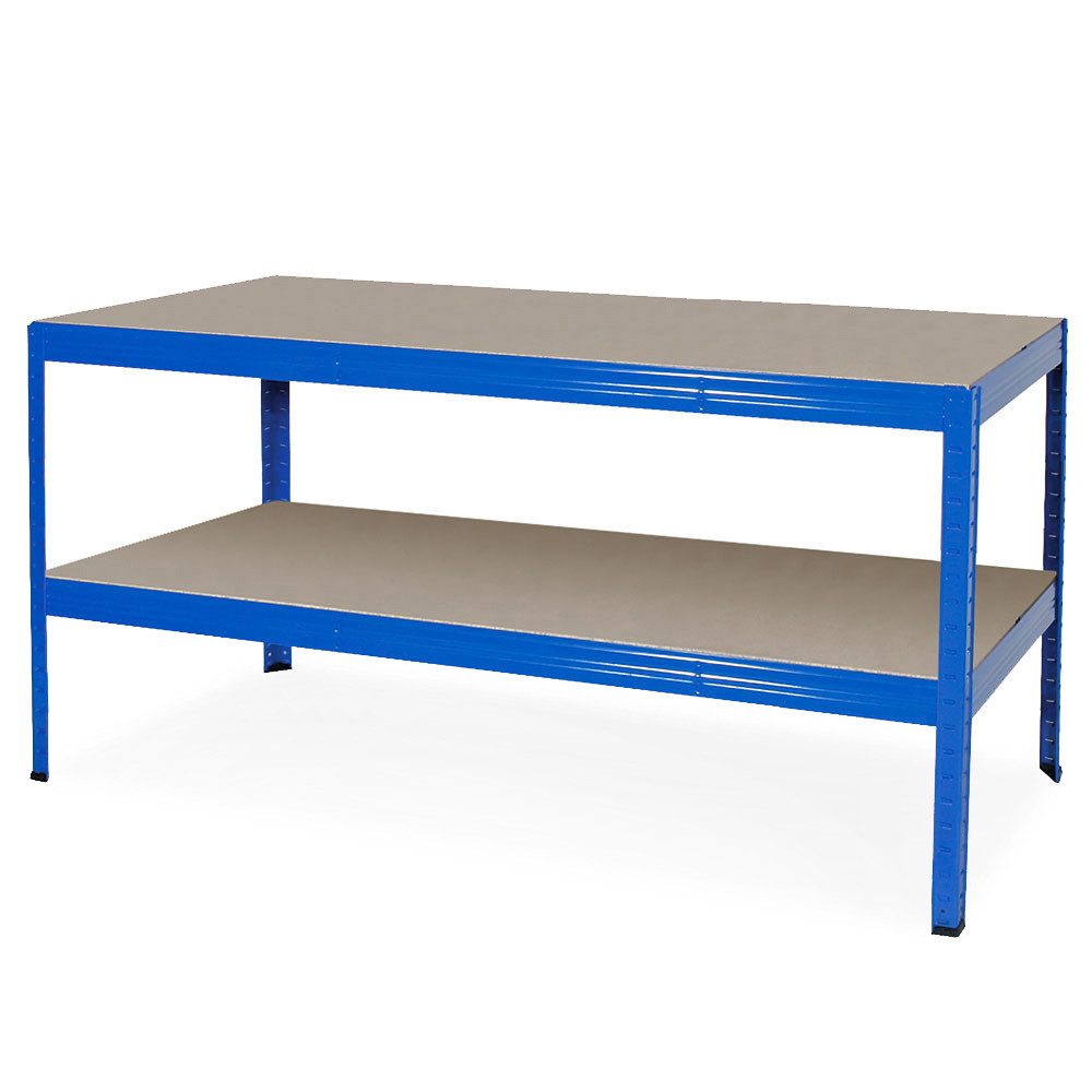 BRB-Lagertechnik Werkbank Arbeitstisch/Packtisch, HxBxT 900x1800x600 mm, Vielseitig einsetzbarer Arbeits-/Pack-/ Werk-/ Montagetisch