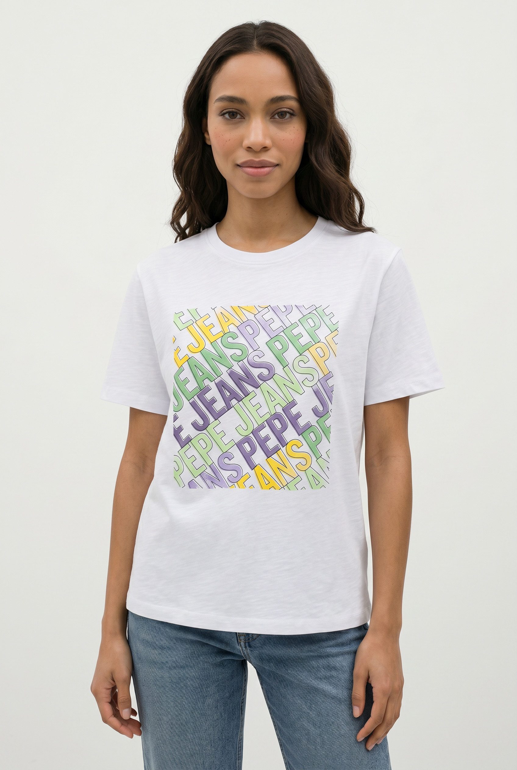 Pepe Jeans T-Shirt AMELIA mit Print vorn