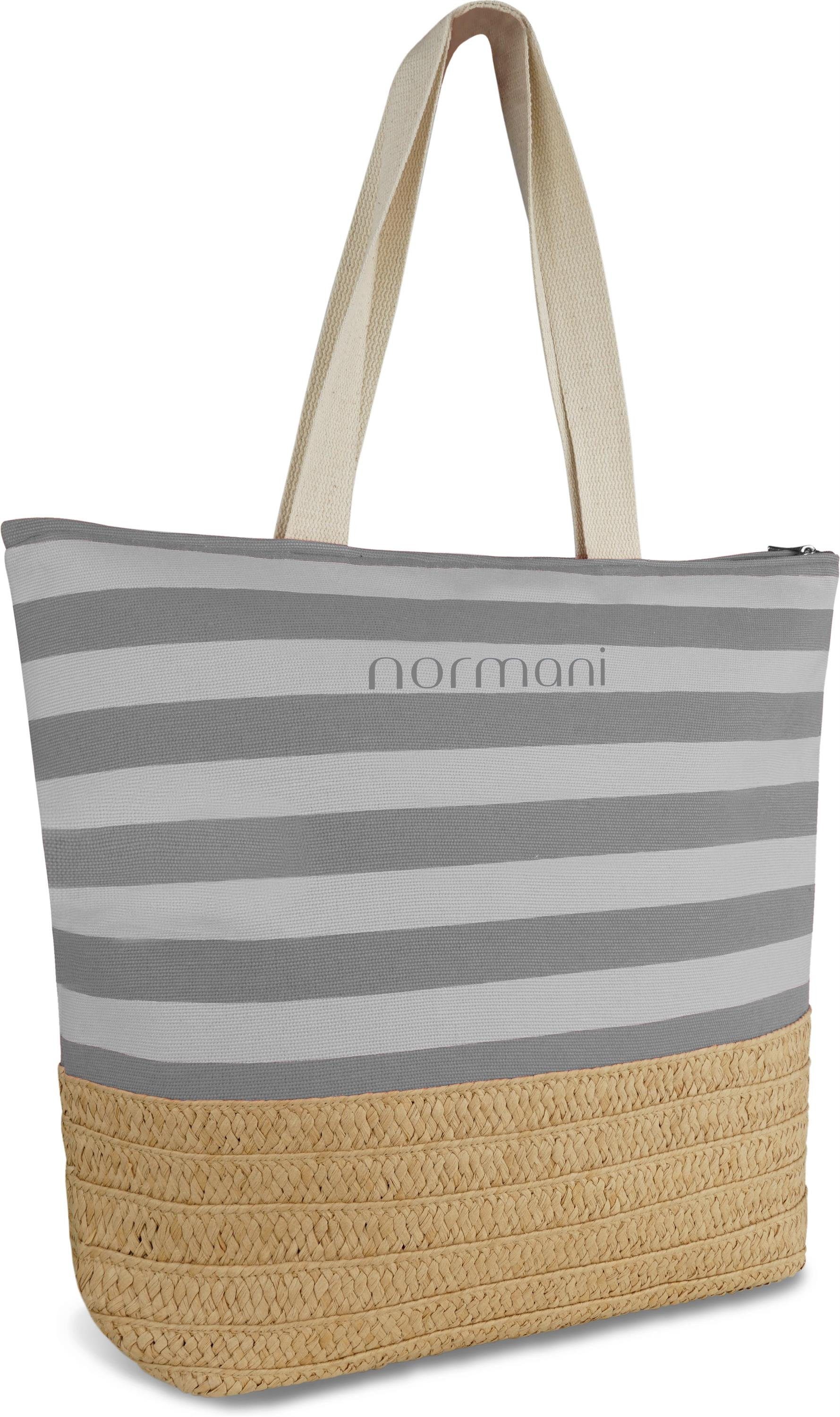 normani Strandtasche Große Strandtasche Mackay, Schultertasche mit extra gr günstig online kaufen