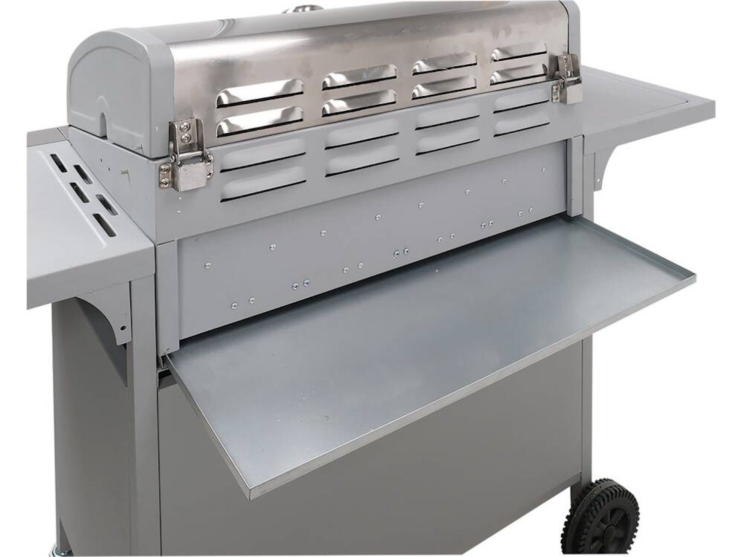 Lund Gasgrill Gasgrill 12,8kW, 3+1 Brenner, Edelstahl, Gasgrill 12,8kW, 3+1 Brenner, Edelstahl, Gasgrill 12,8kW, 3+1 Brenner, Edelstahl