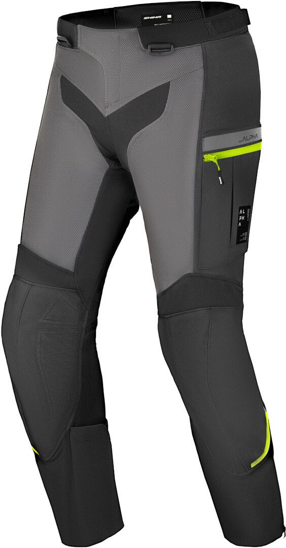 SHIMA Motorradhose Alpha wasserdichte Motorrad Textilhose Knieprotektoren enthalten,wasserdicht