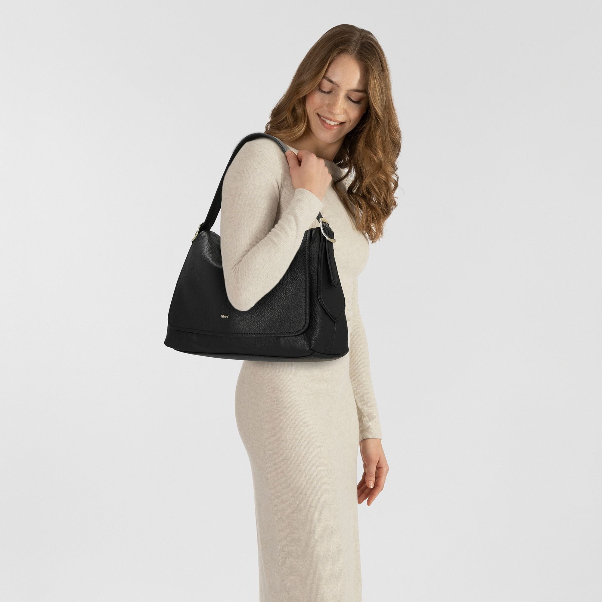 Abro Schultertasche Carina, Leder