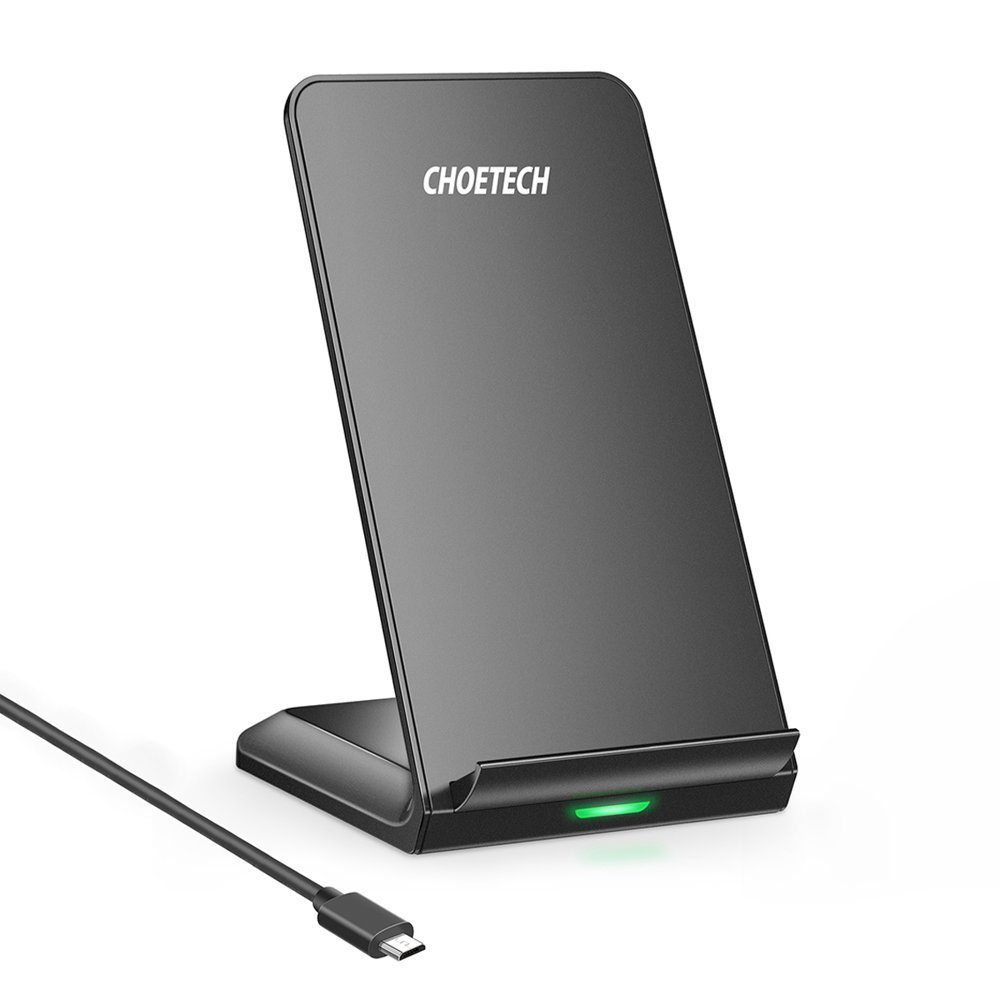 Choetech Smartphone-Halterung kabelloses Ladegerät 10W Telefonständer + USB-Kabel - Micro-USB