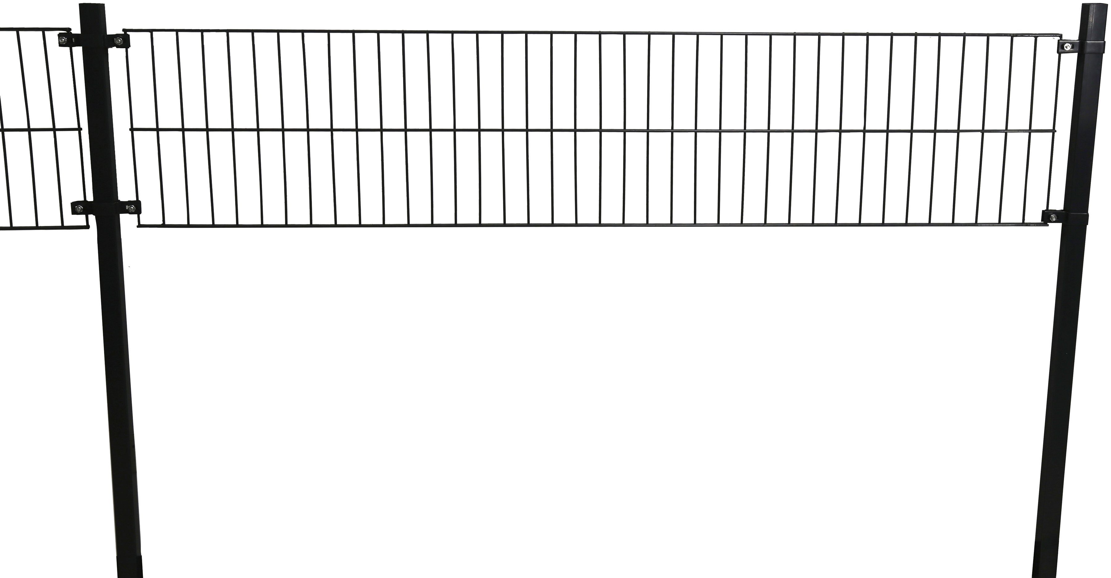 HOME DELUXE Doppelstabmattenzaun, (Set), 40 cm hoch, 15 Matten für 30 m Zaun,  mit 16 Pfosten online kaufen | OTTO