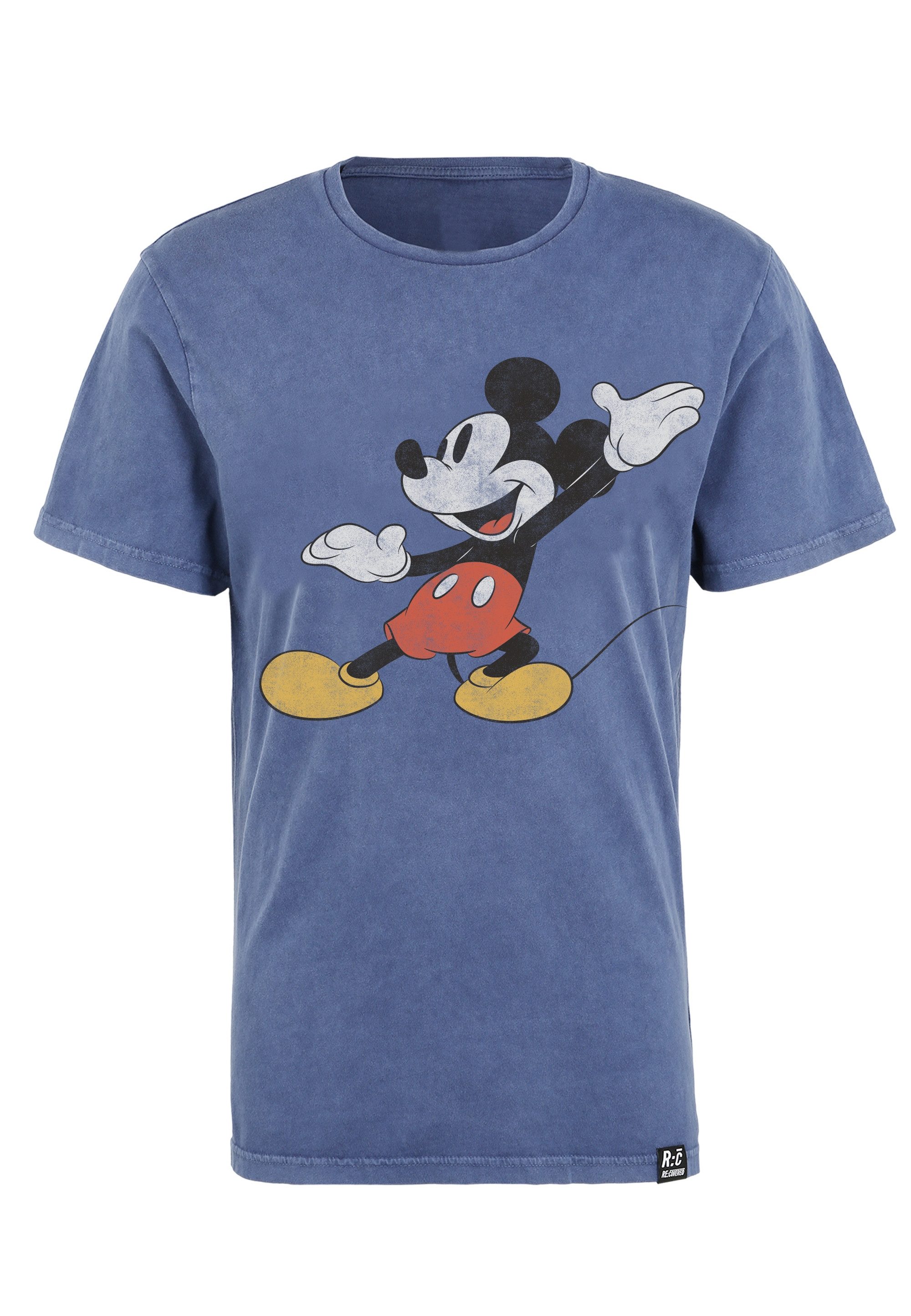 Recovered T-Shirt "Disney Mickey Mouse Posing" im zeitlosen Design günstig online kaufen