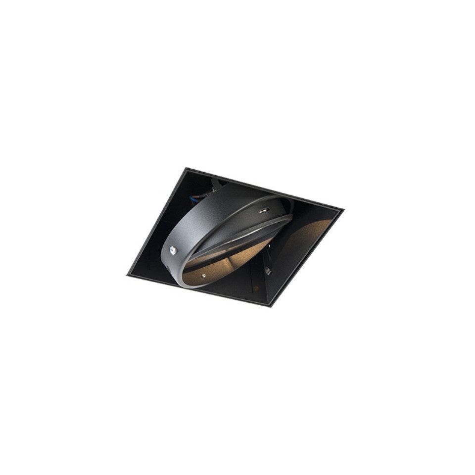 Qazqa LED Einbaustrahler 94363, ohne Leuchtmittel, G53, Stahl, 1-flammig