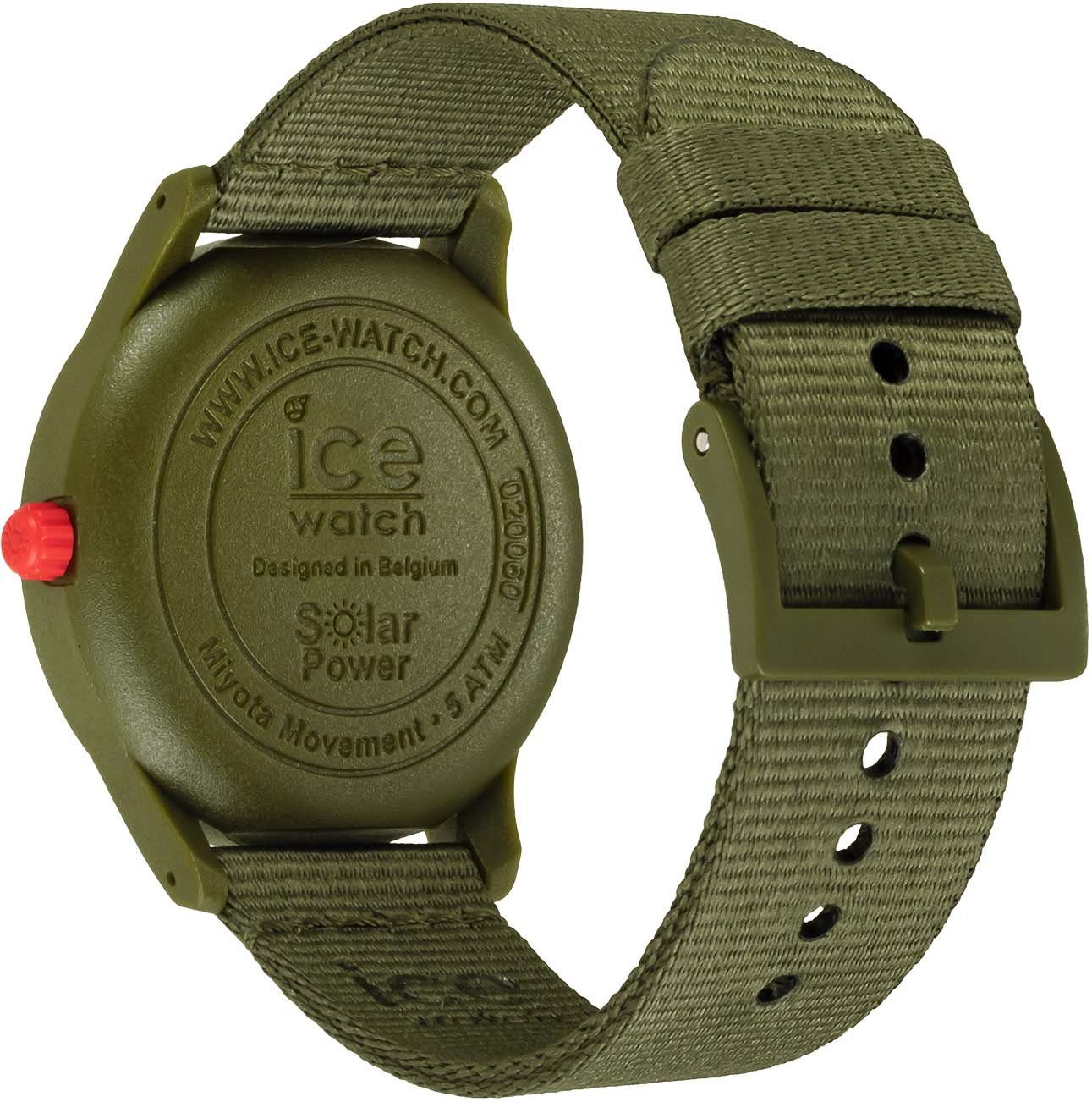 020060 ICE M, ice-watch Solaruhr power solar Khaki tide