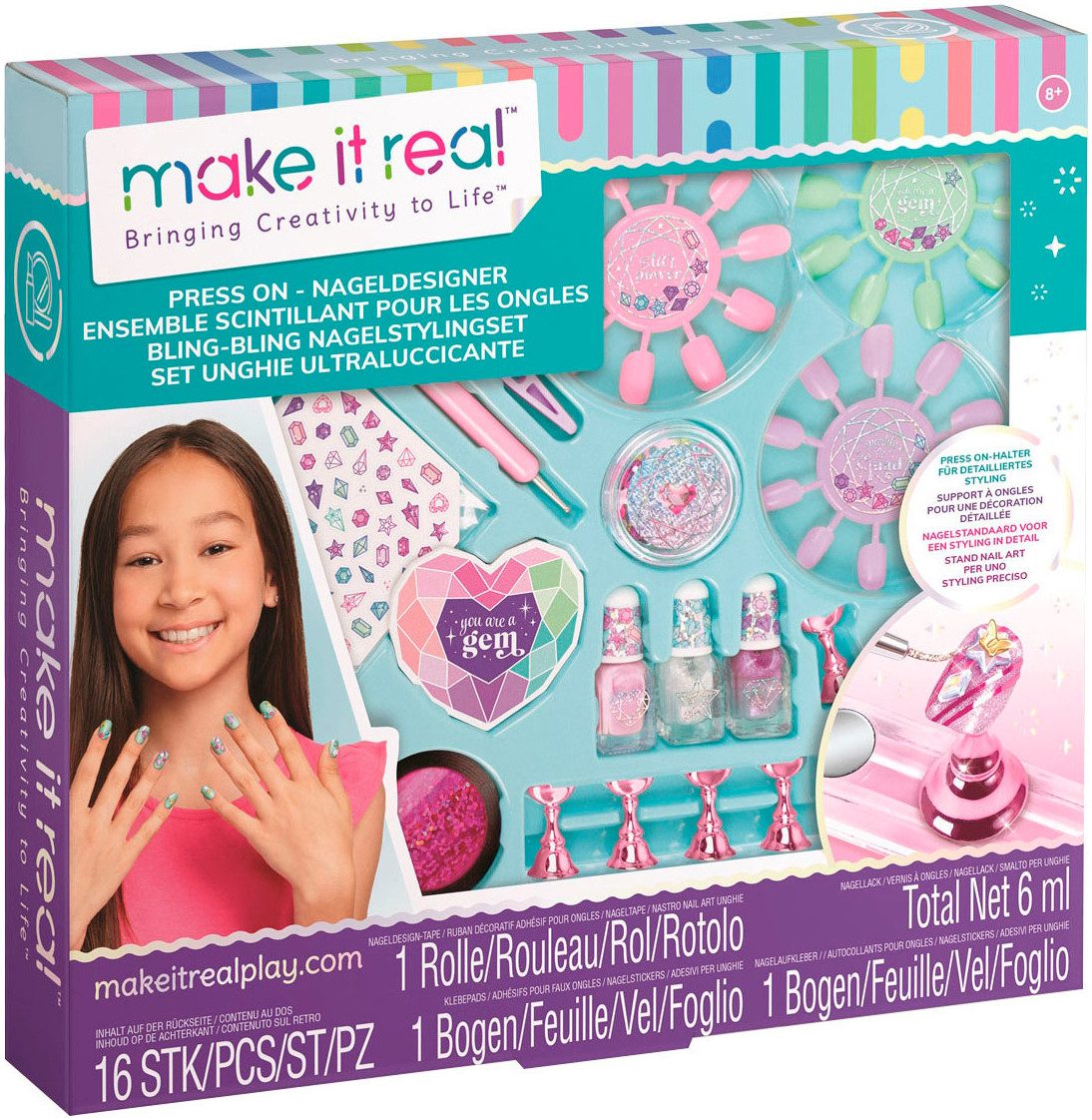 Make it real Kreativset Press-on Nageldesigner