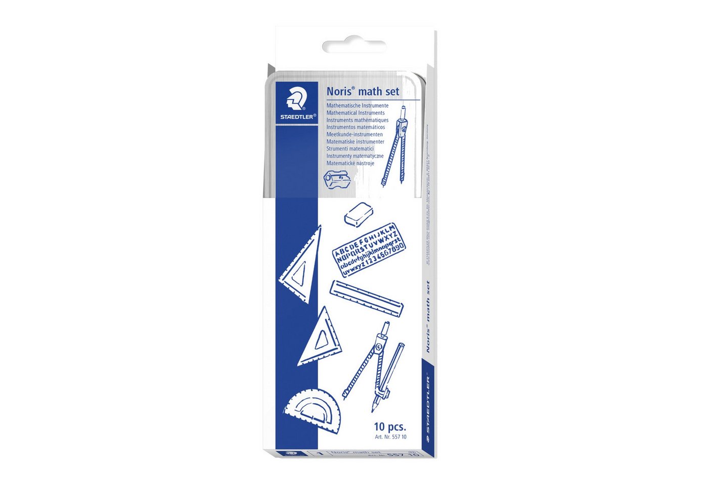 STAEDTLER Zirkel STAEDTLER 557 10 Geometrie-Set - 10 Teile