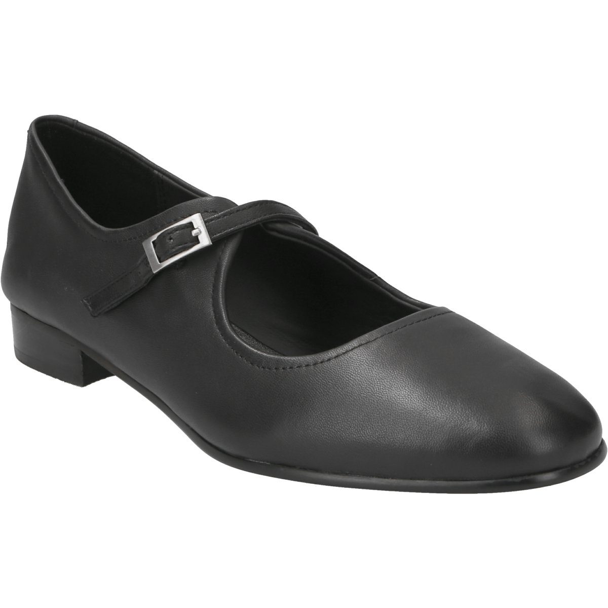 clarks pure flat mint leather