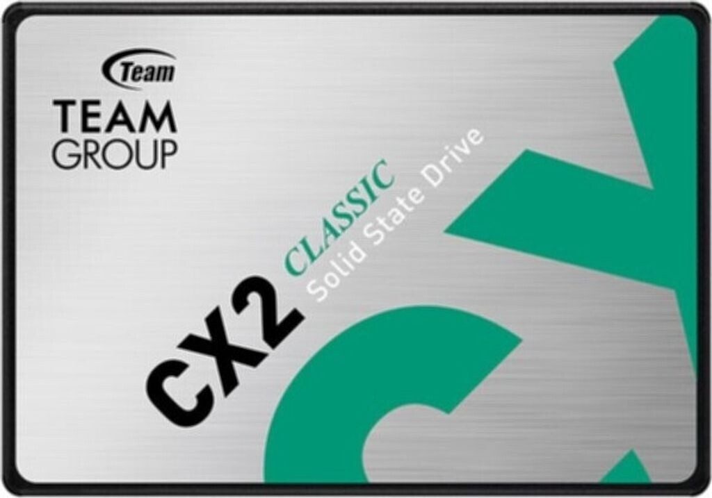 Teamgroup CX2 externe SSD (2 TB) 2,5″ 540 MB/S Lesegeschwindigkeit, 490 MB/S Schreibgeschwindigkeit