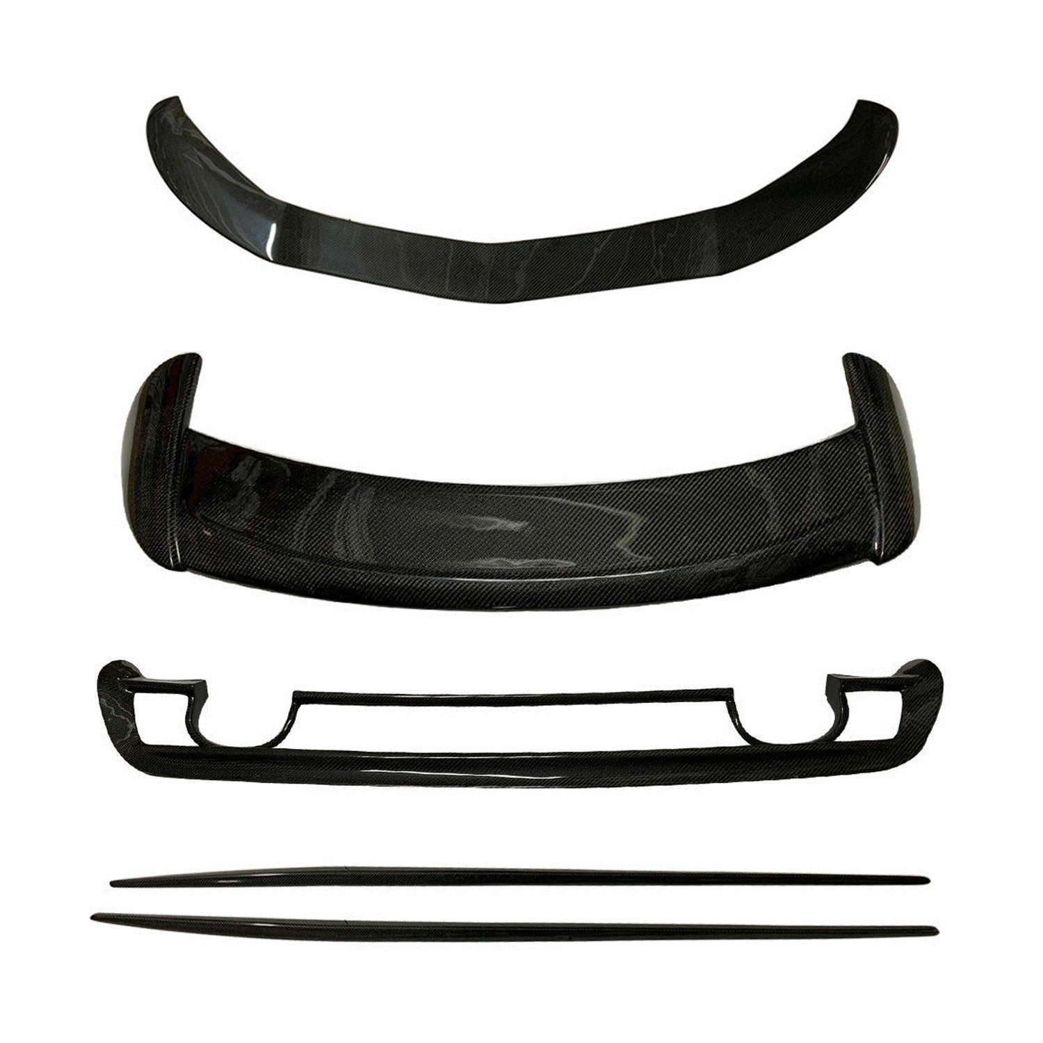 OMAC Frontstoßstange Bodykit Heckdiffusor Frontspoiler für Mercedes A Klasse W176 A180 250, 5-St.