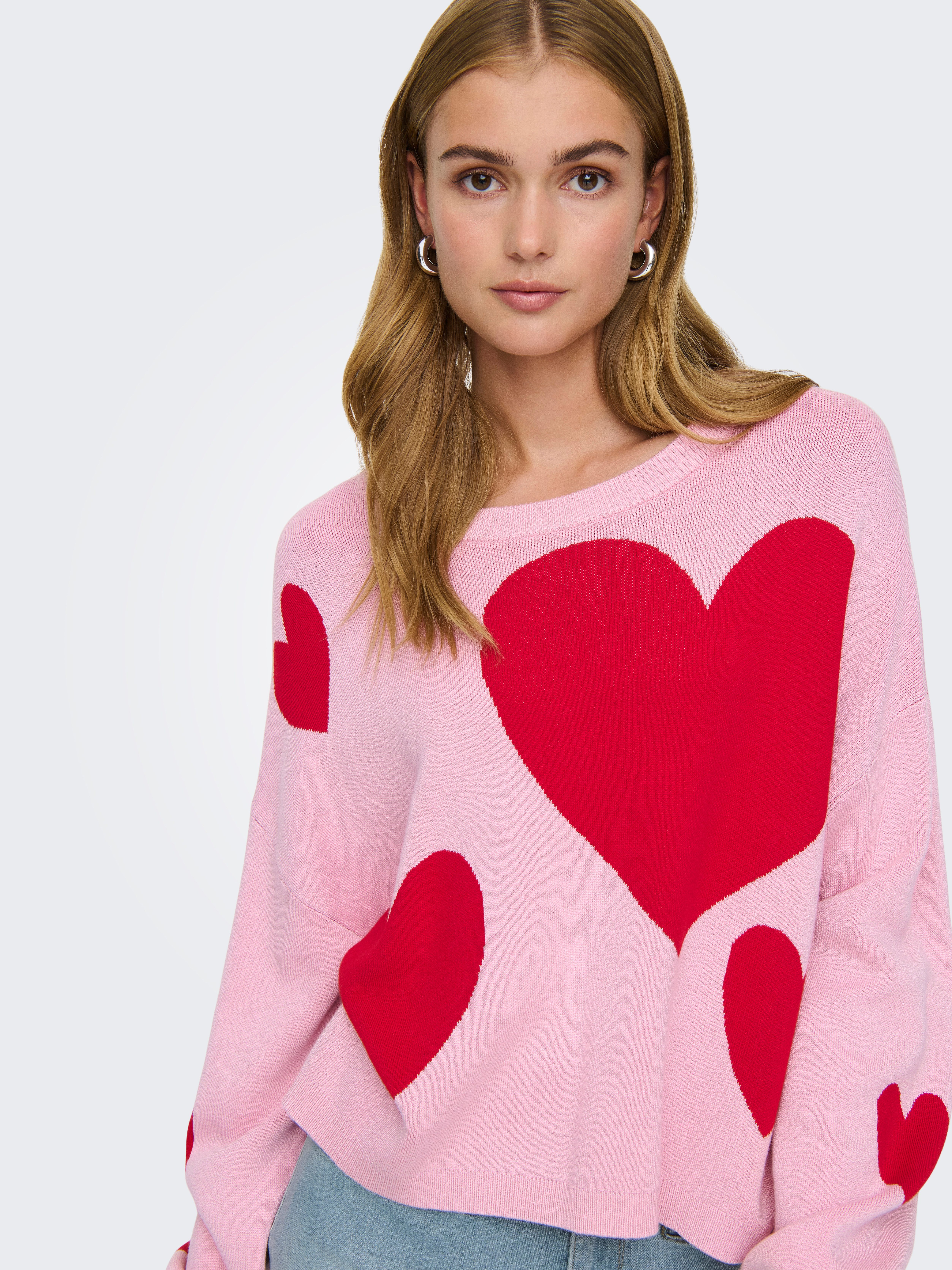 ONLY Strickpullover ONLMONTANA LS JQ O-NECK CC KNT mit Rippbündchen günstig online kaufen