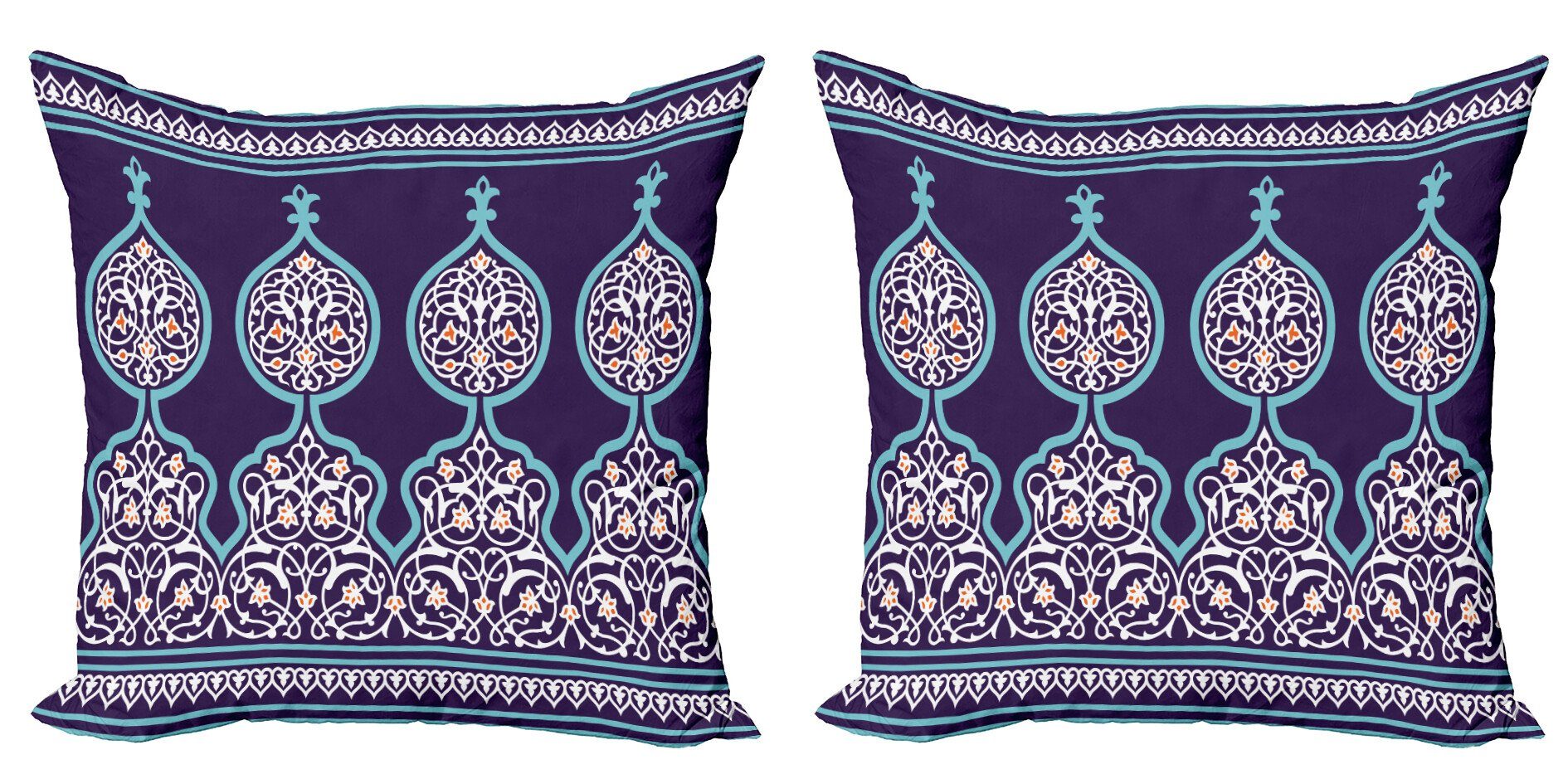 Kissenbezüge Modern Accent Doppelseitiger Digitaldruck, Abakuhaus (2 Stück), marokkanisch Mystic Oriental Entwurf