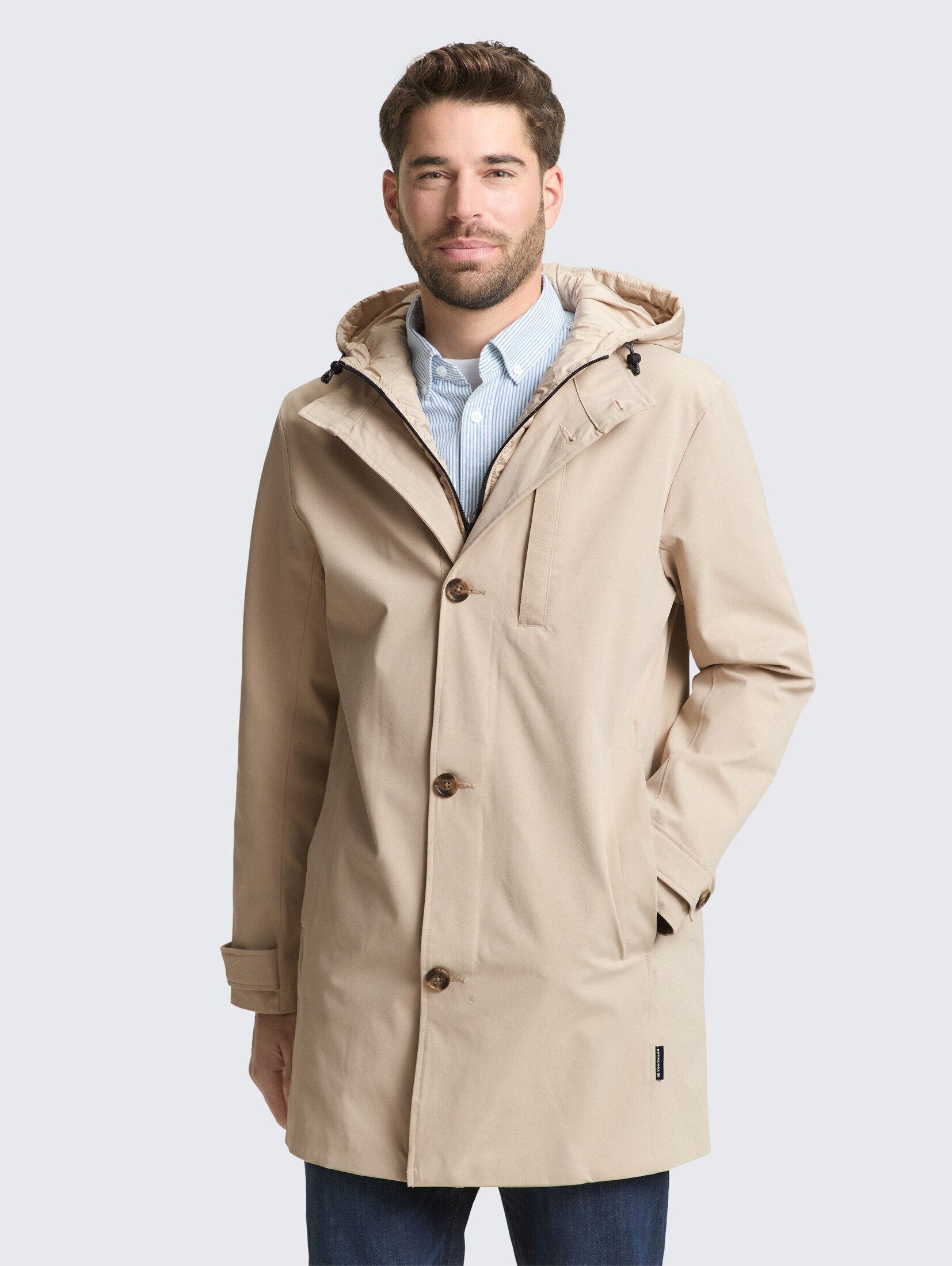 TOM TAILOR Langmantel Jacken 2-in-1 Mantel mit herausnehmbarem Einsatz