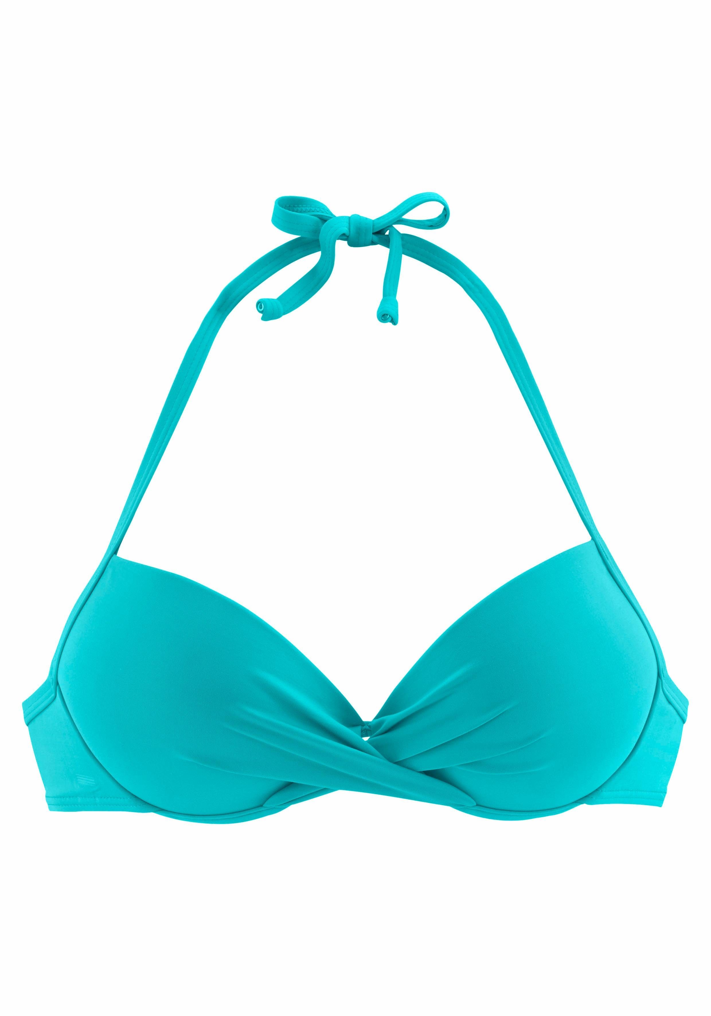 s.Oliver Push-Up-Bikini-Top Spain, in Wickeloptik günstig online kaufen