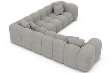 Sofa Dreams Ecksofa Modern Stoff Strukturtstoff Couch Sofa Formentera L Form Stoffsofa, Loungesofa