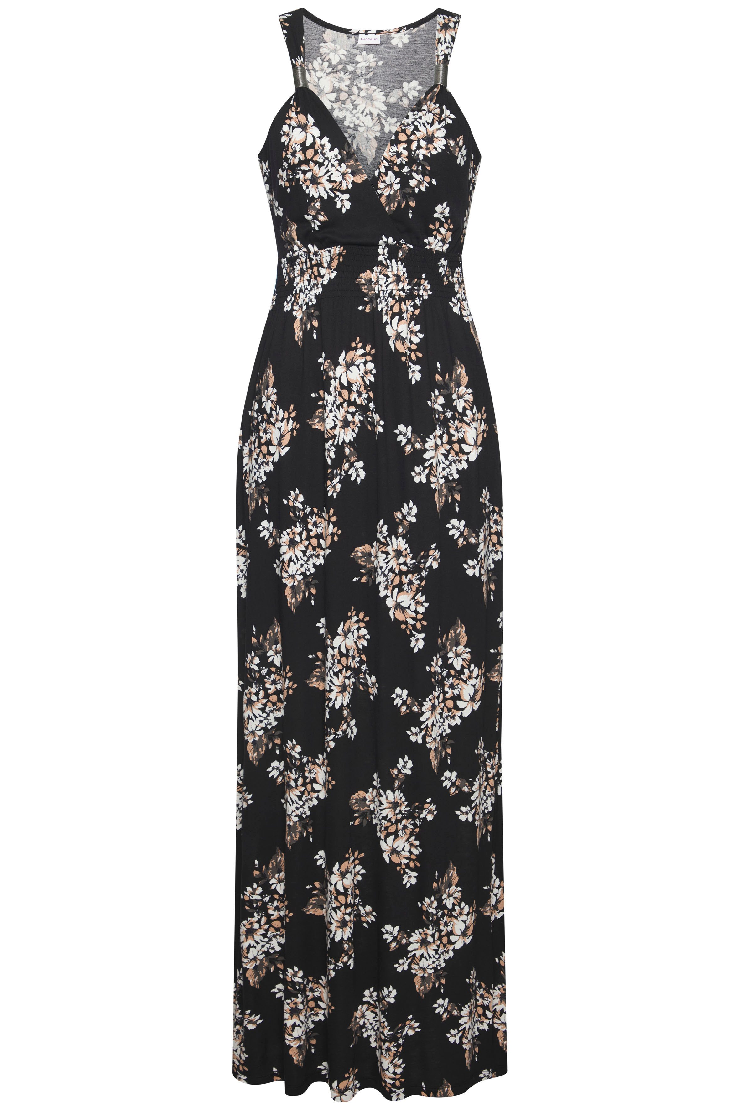 LASCANA Maxikleid mit Blumenprint und verstellbarem günstig online kaufen