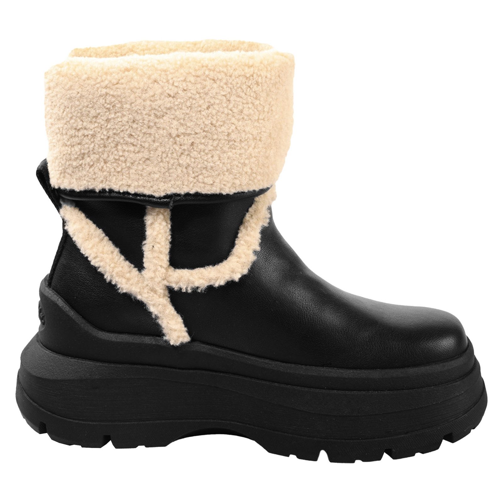 Buffalo Olympia Fold Boot Warm Stiefelette mit Plateauabsatz günstig online kaufen