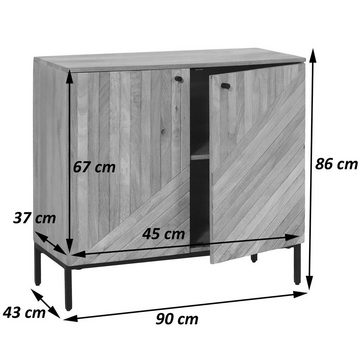 MCW Highboard MCW-L95-H, Ideal kombinierbar mit weiteren Produkten der Serie L95