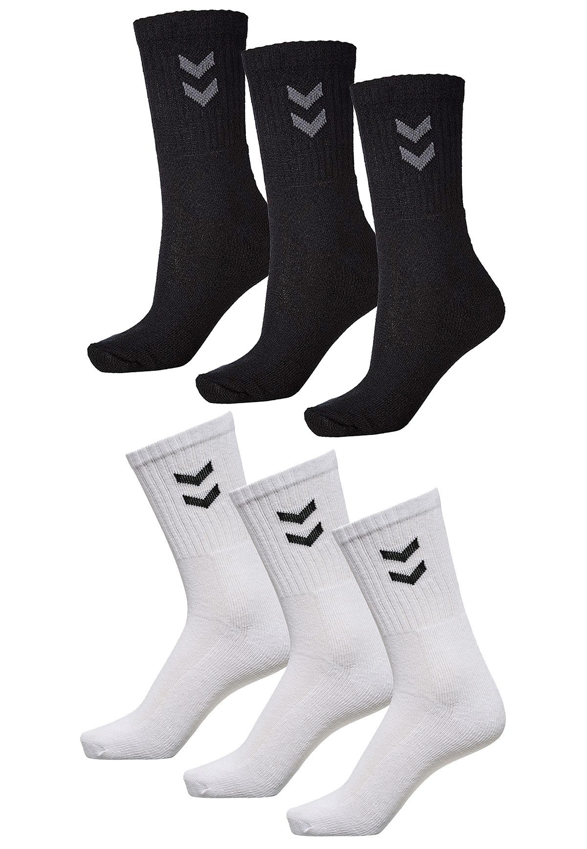 hummel Socken 6-er Set Sport Freizeit Basic Socken mit Logo (6-Paar, sportl günstig online kaufen