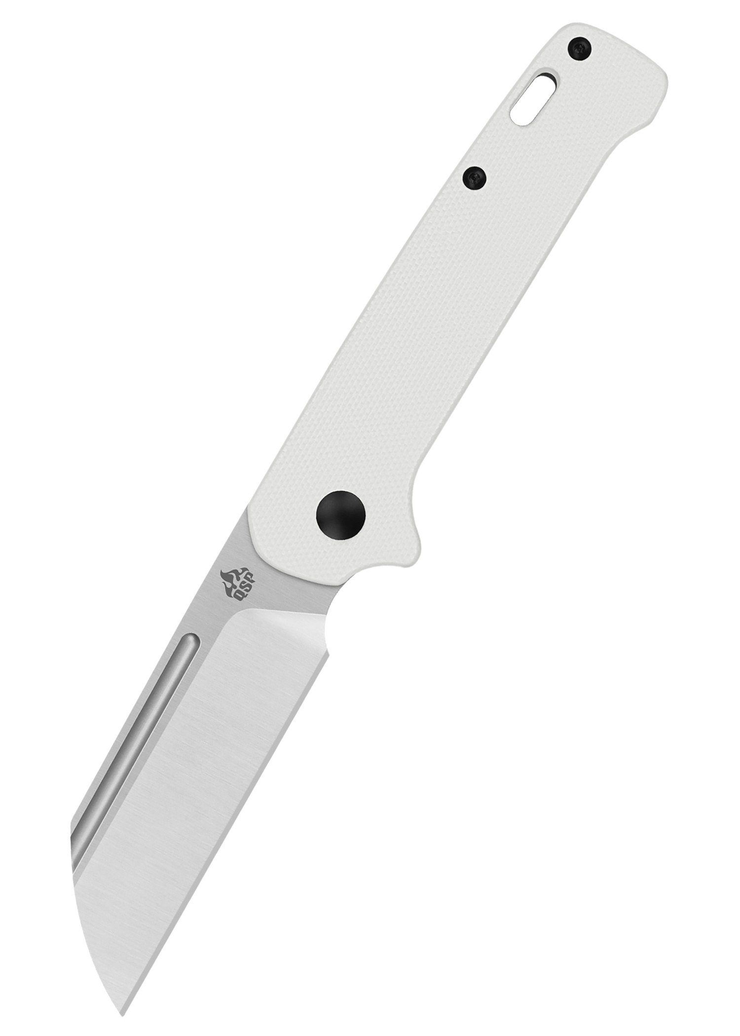QSP Taschenmesser QSP Penguin Slip-Joint mit weißem G10-Griff
