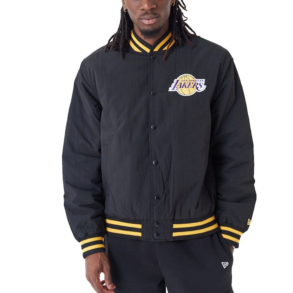 New Era Bomberjacke College BACKPRINT LA Lakers