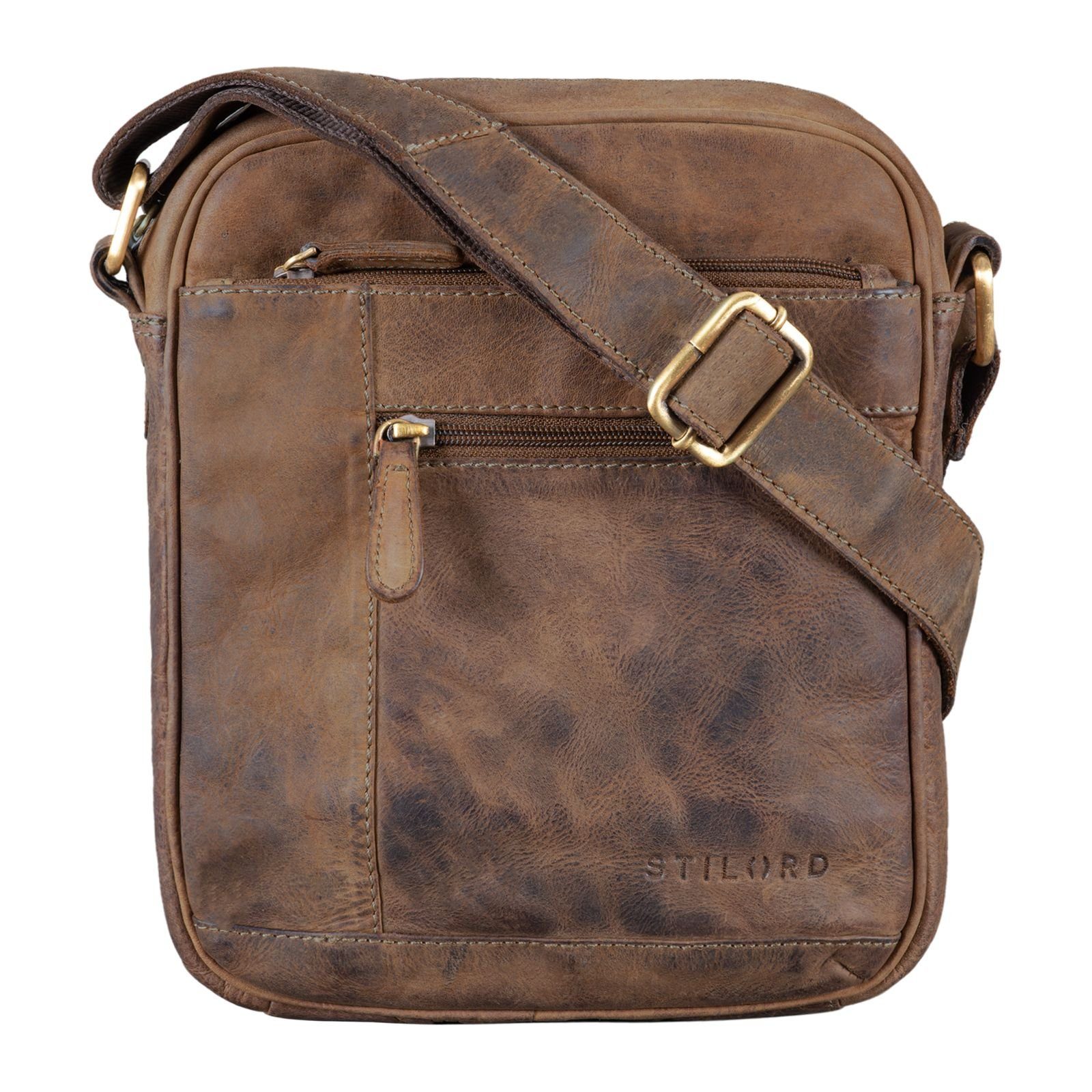 STILORD Schultertasche "Diego" Vintage Herrentasche Leder günstig online kaufen