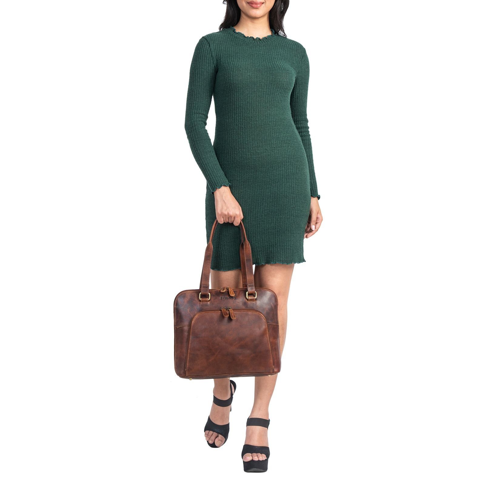 STILORD Handtasche "Hermione" Echt Leder Business-Tasche günstig online kaufen