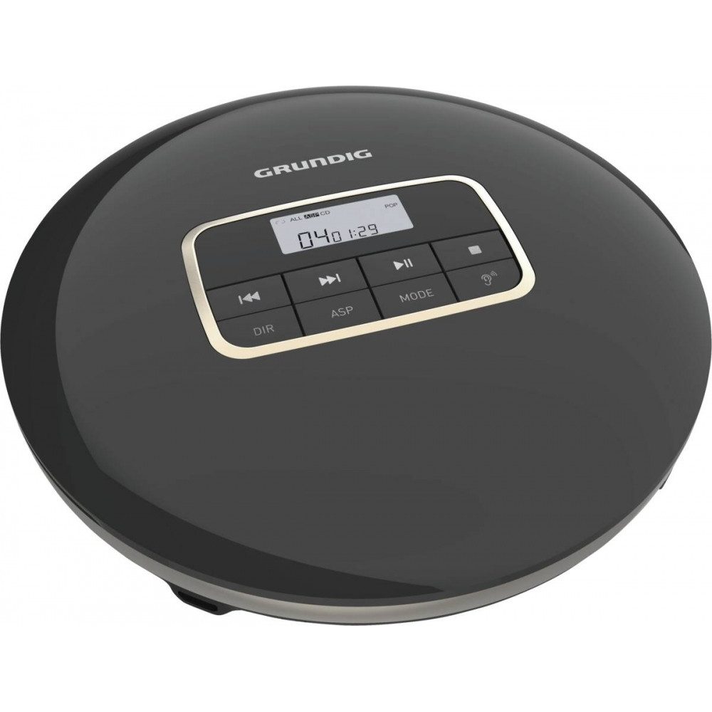 GCDP 8500 tragbarer CD-Player schwarz/silber CD-Player