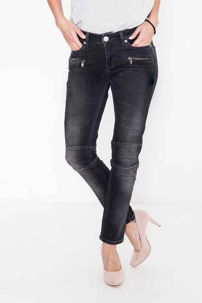 ATT Jeans Slim-fit-Jeans Stacy aus elastischem Jogg-Material