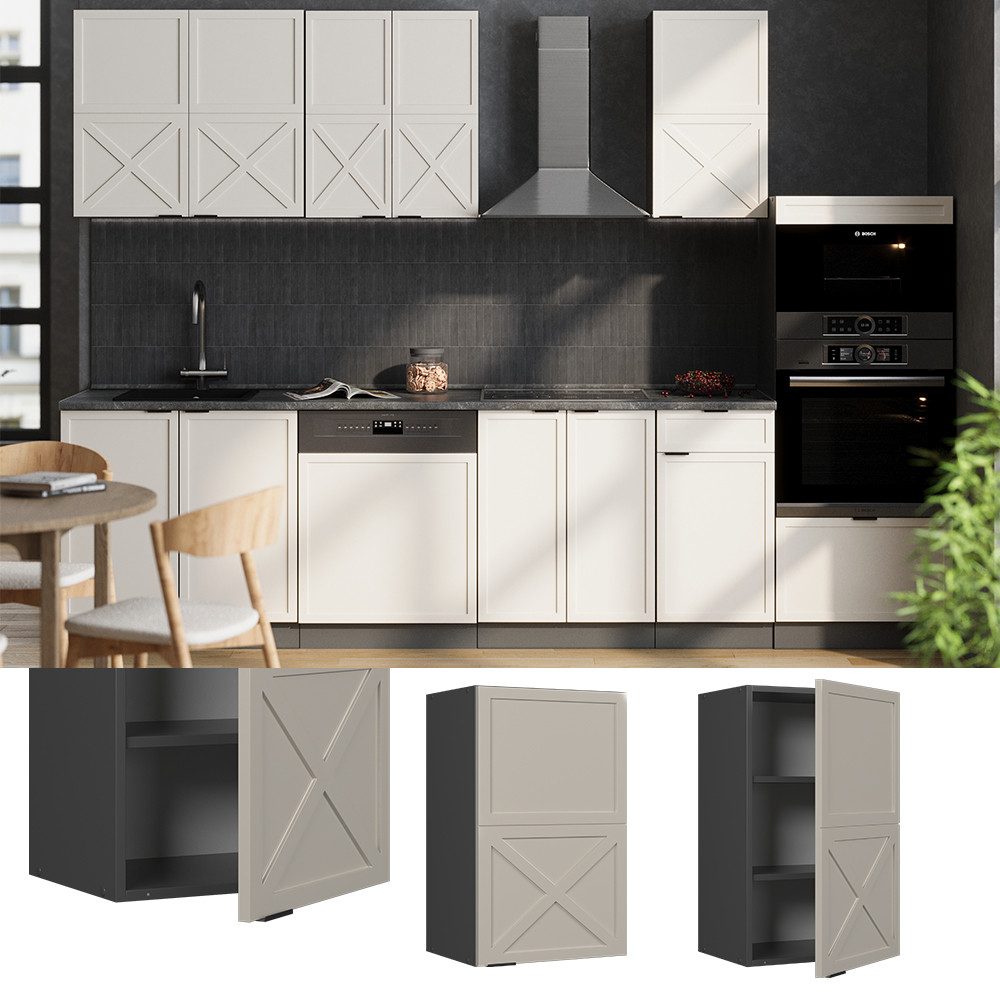 Vicco Hängeschrank Fame-Line, GrauBeige/Anthrazit, 45 cm günstig online kaufen