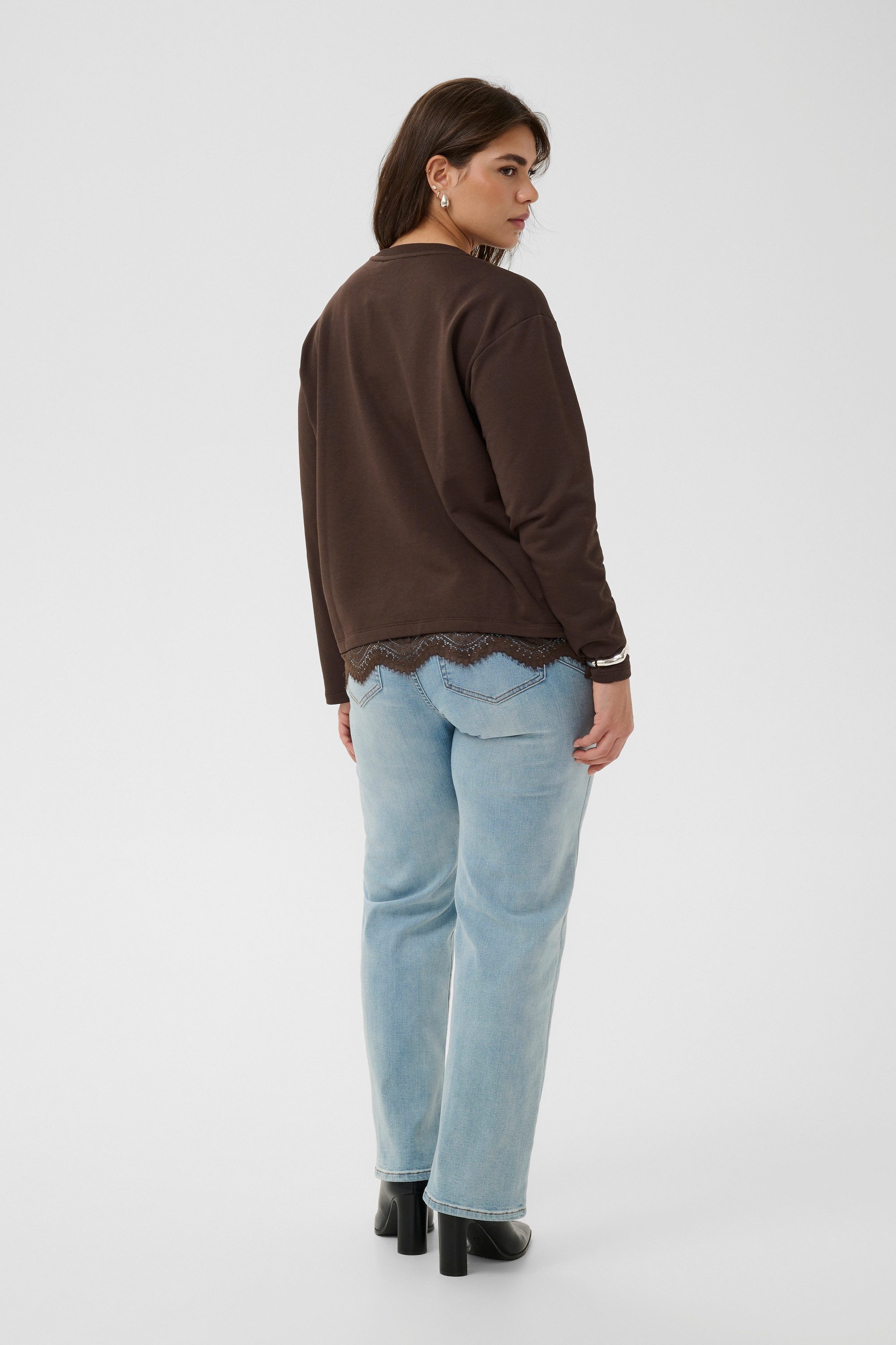 KAFFE Curve Fleecepullover Sweatshirt KCsophia plus
