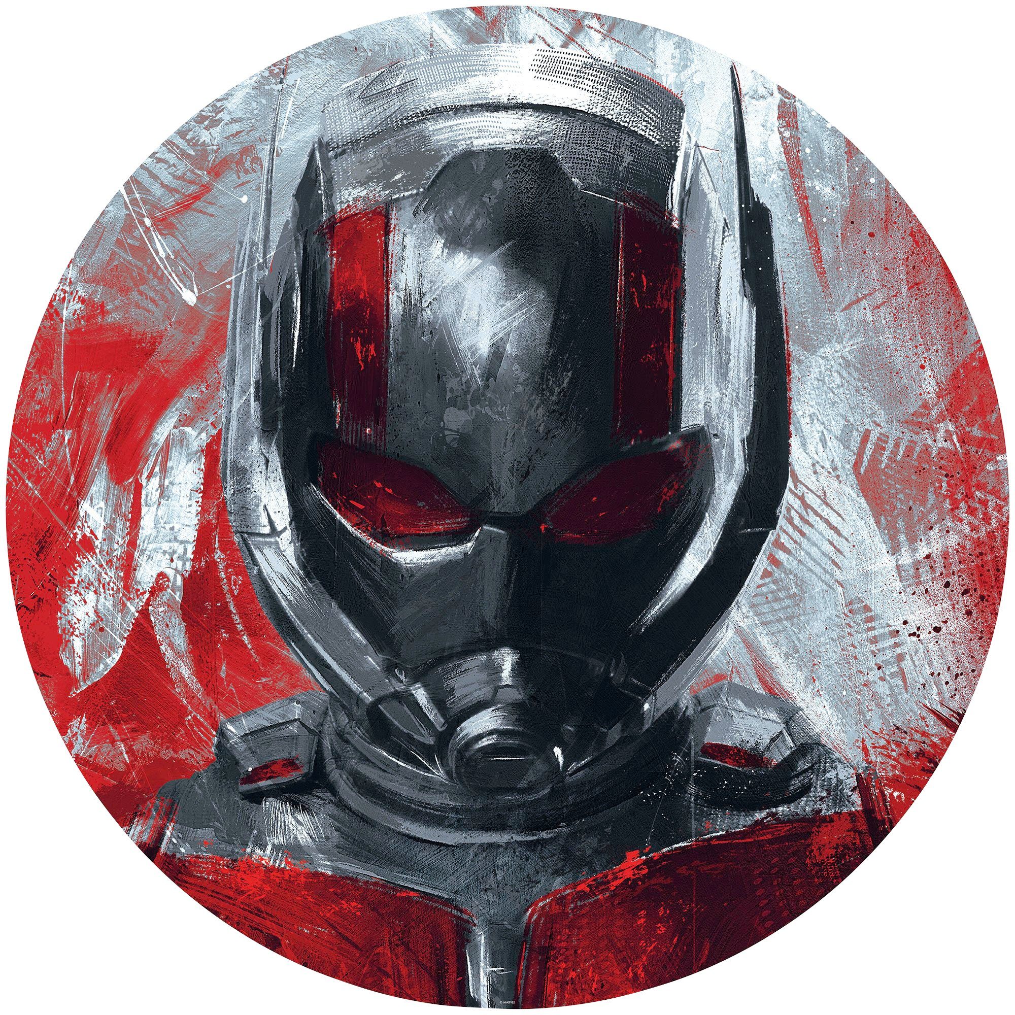 Komar Fototapete Vlies selbstklebend - Avengers Painting Ant-Man - Größe 125 x 125 cm, glatt, bedruckt, Kinderzimmer